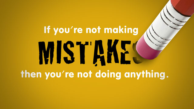 making mistakes for learning